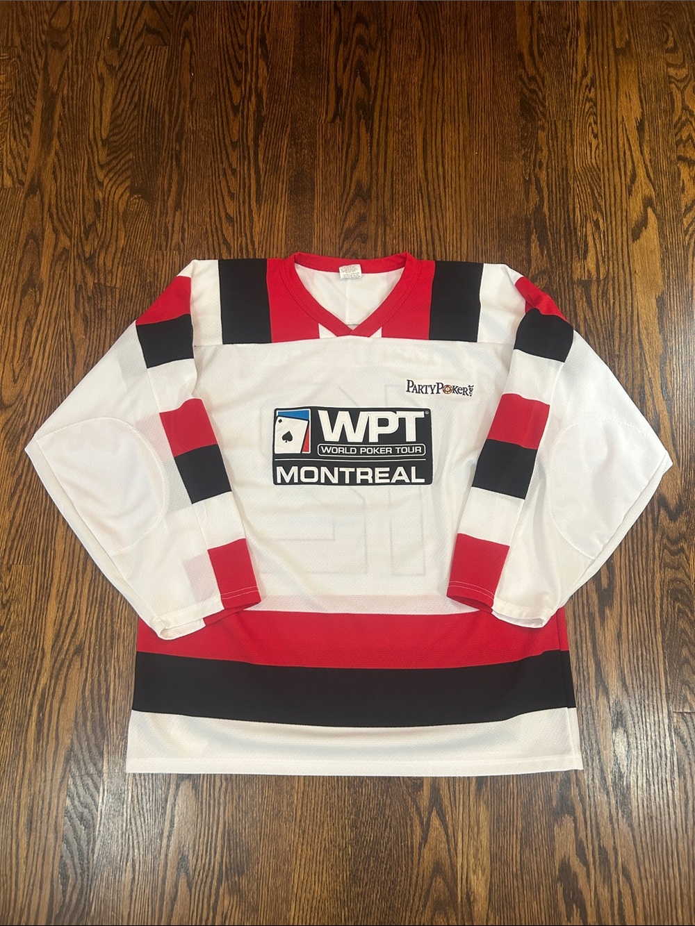 Vintage Y2K World Poker Tour Hockey Jersey
